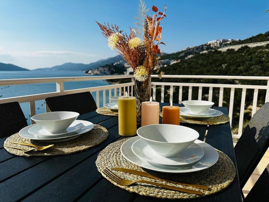 Beautiful Fully Renovated Apartment By The Sea, Large Balcony With Enchanting Views Неум Экстерьер фото